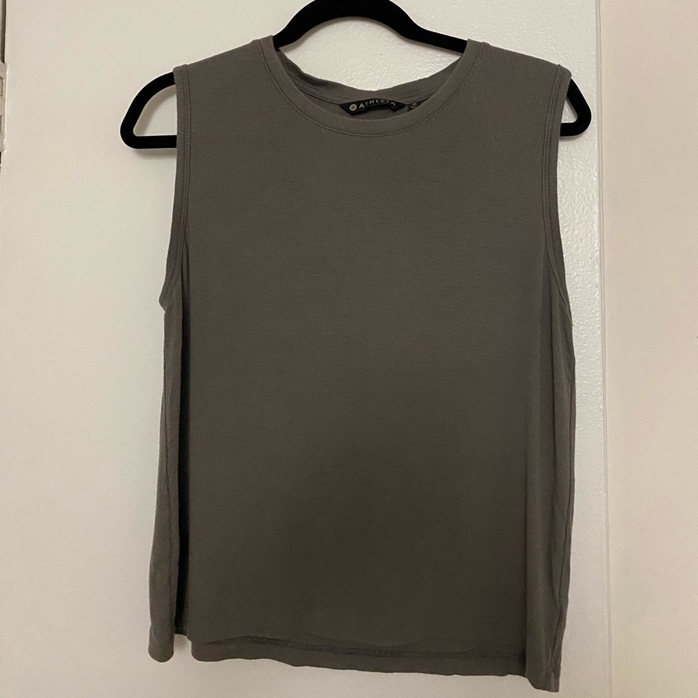 Athleta cropped muscle tank